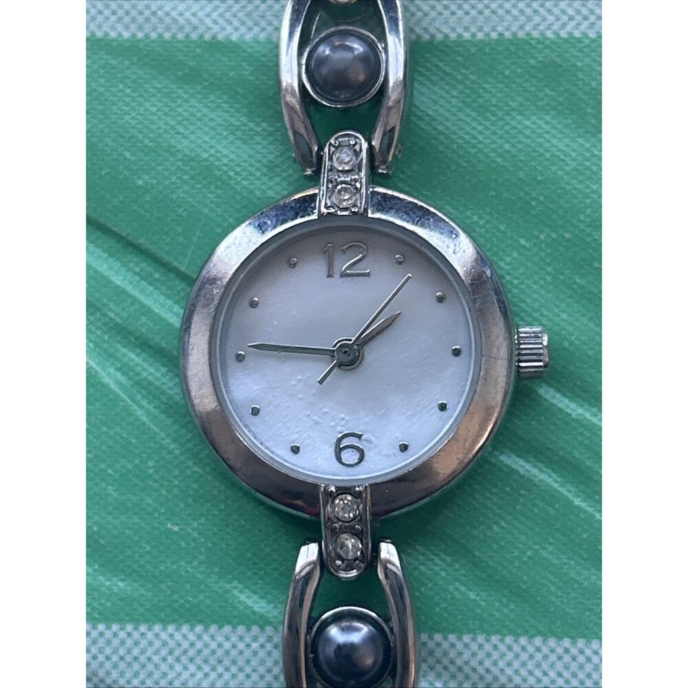 Allude Silver Tone White Dial Women’s Quartz Watch